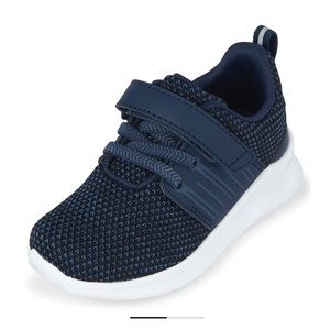 The Children’s Place navy blue strap uniform running sneakers size 7 toddler